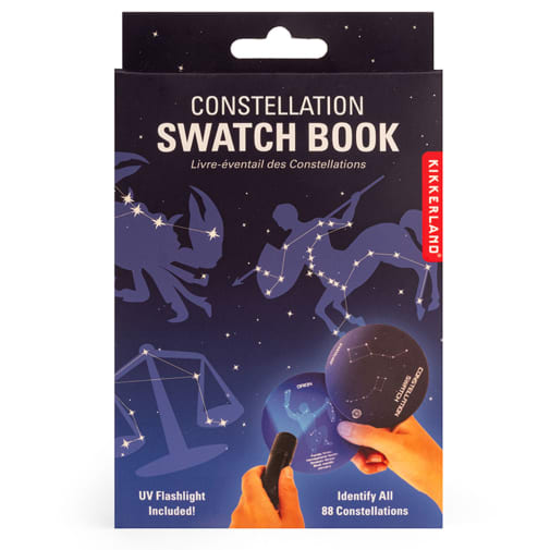 Kikkerland Constellation Swatch Book & UV Flashlight