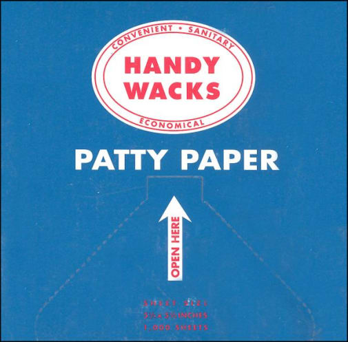 Patty Paper - 1000 shts of 5.5" x 5.5" (45010