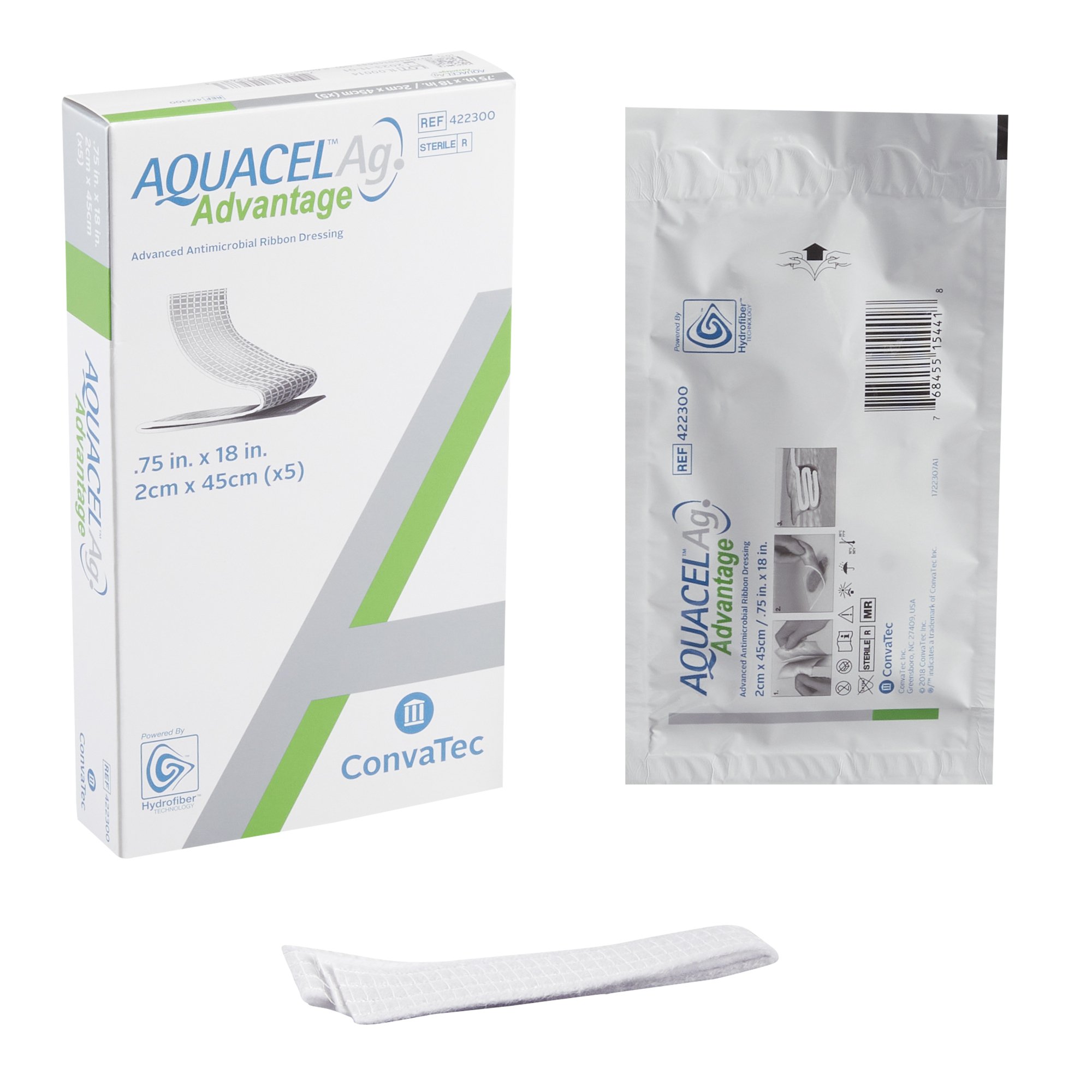 Aquacel Ag Advantage Silver Dressing, 3/4 x 18 Inch MK 1128278
