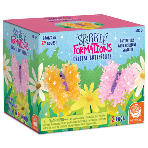 Sparkle Formations: Crystal Butterflies