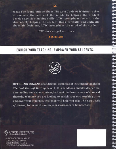 Lost Tools of Writing: Level One Handbook of Types