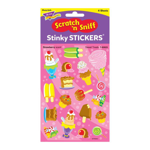 Scratch 'n Sniff Stinky Stickers: Sweet Treats (Strawberry Scent)
