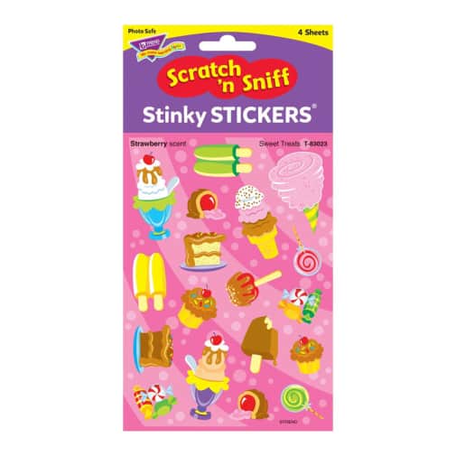 Scratch 'n Sniff Stinky Stickers: Sweet Treats (Strawberry Scent)