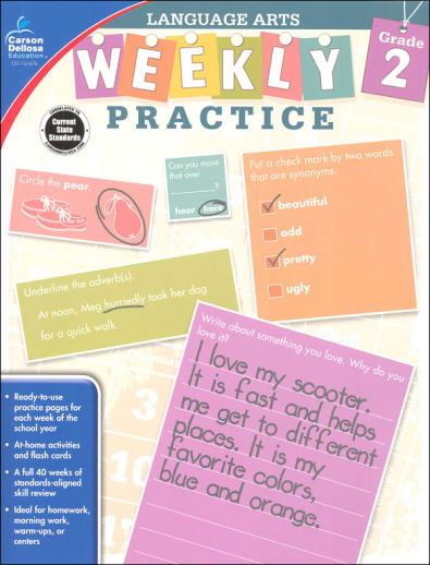 Language Arts Weekly Practice: Grade 2