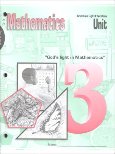 Mathematics LightUnit 310 AnswrKey Sunrise Ed
