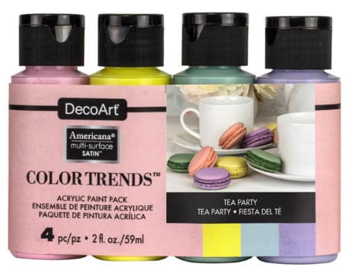 Color Trends Paints - Tea Party (4 count)