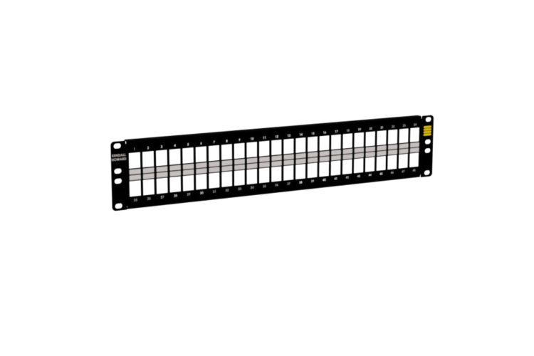 2U 24 Port Blank Keystone Patch Panel