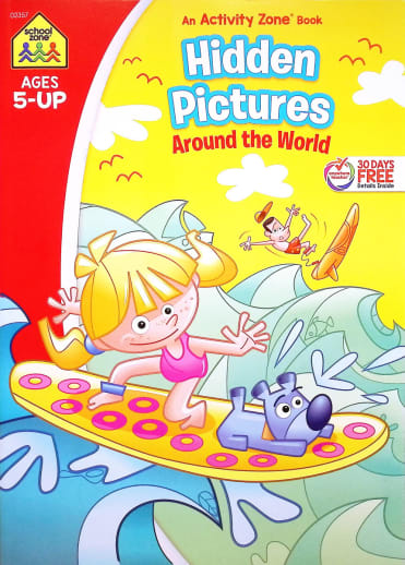 Hidden Pictures Around the World Activity Zone Workbook