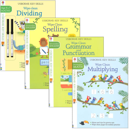Key Skills Wipe-Clean Intermediate Pack (Usborne Key Skills)