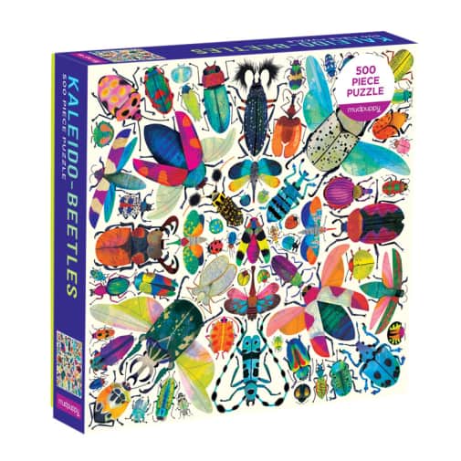Mudpuppy Kaleido Beetles Family Puzzle (500 Pieces)