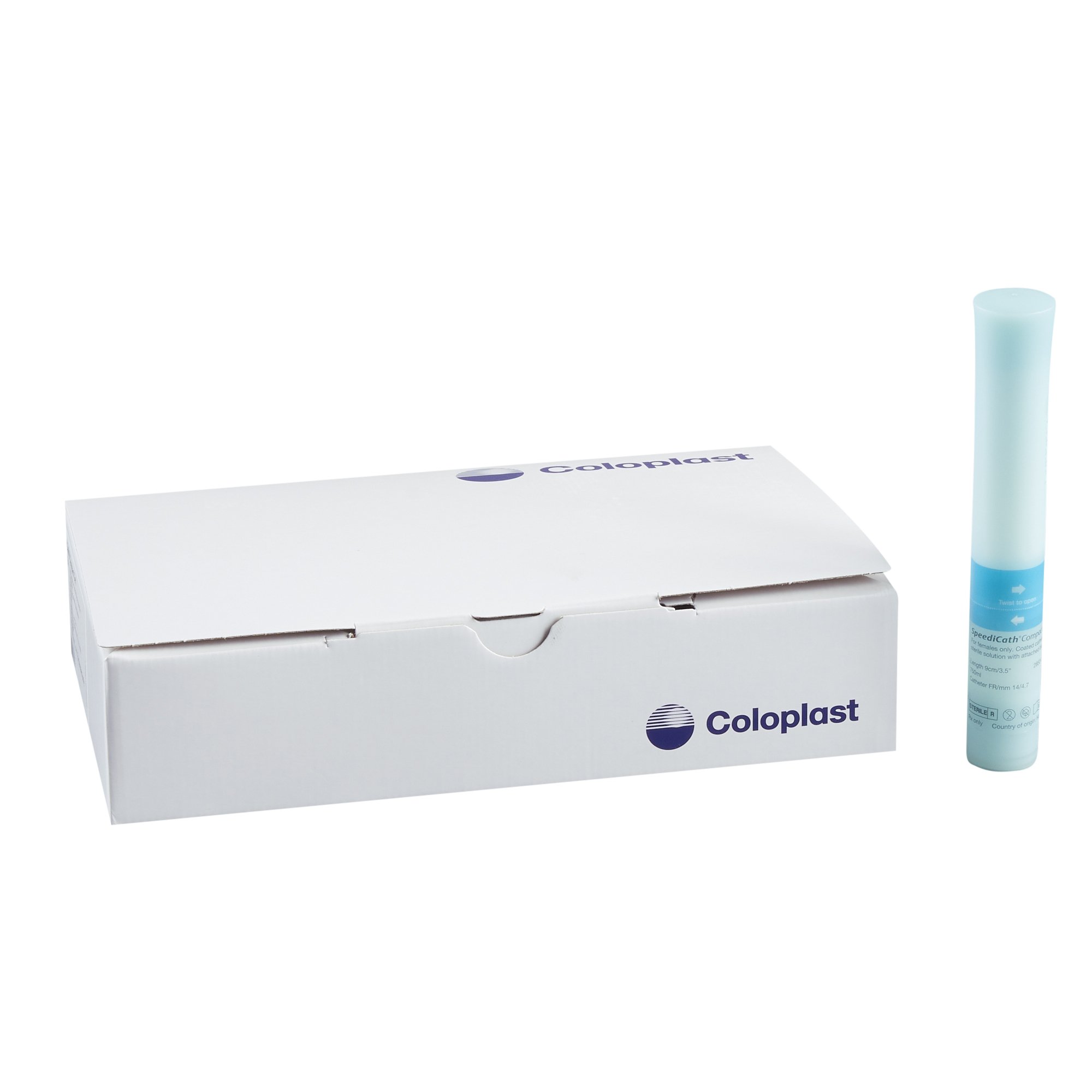 SpeediCath Compact Set Female Urethral Catheter 3.5in 14Fr 750mL Bag 28524 MK 906230