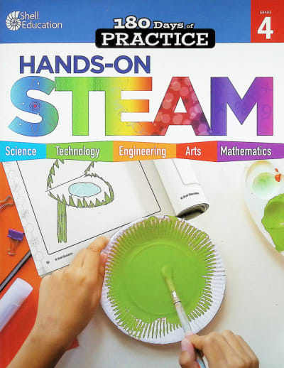 180 Days of Practice: Hands-On STEAM: Grade 4