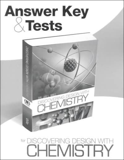 Discovering Design with Chemistry Answer Key and Tests