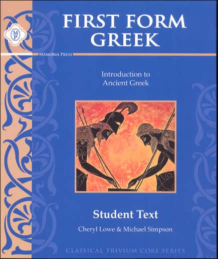 Memoria Press First Form Greek Student Text