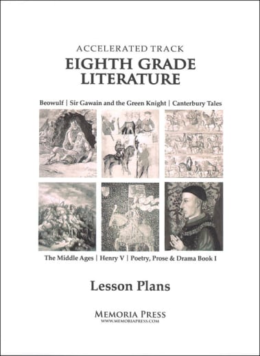 Eighth Grade Accelerated Literature Lesson Plans