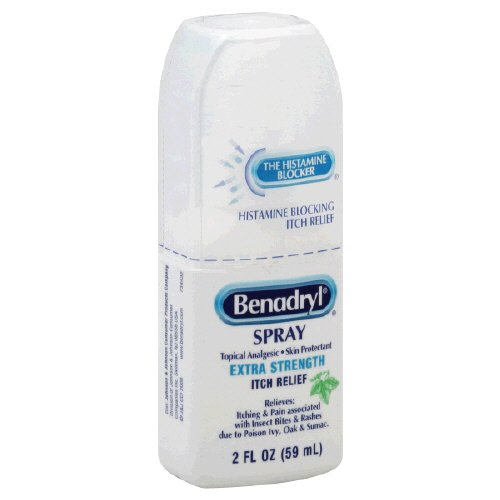 Benadryl Diphenhydramine / Zinc Acetate Itch Relief Spray MK 971953