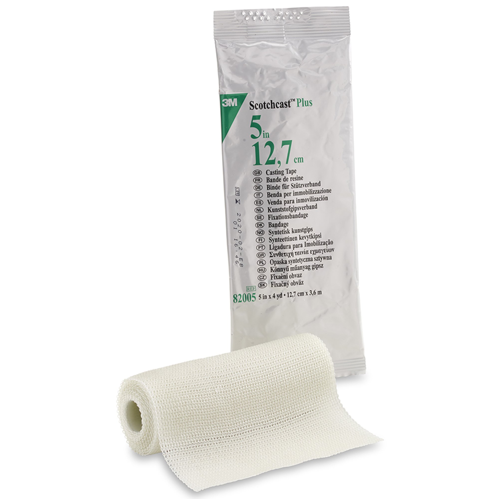 3M Scotchcast Plus Cast Tape, White, 5 Inch x 4 Yard MK 199224