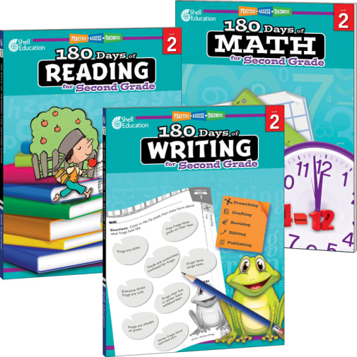 Reading, Writing, and Math Bundles Grade 2