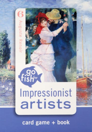 Go Fish for Impressionists Artists Game+Book