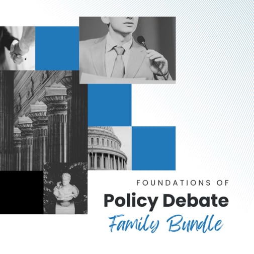 NCFCA Foundations of Policy Debate: Family Bundle