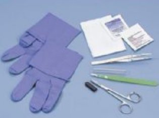 Busse Hospital Disposables Sharp Debridement Tray MK 473787