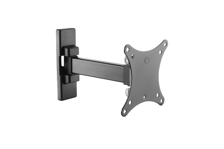 Full Motion TV Wall Mount for 13-27in TVs, 100x100 VESA, 7.6in Arm Extension