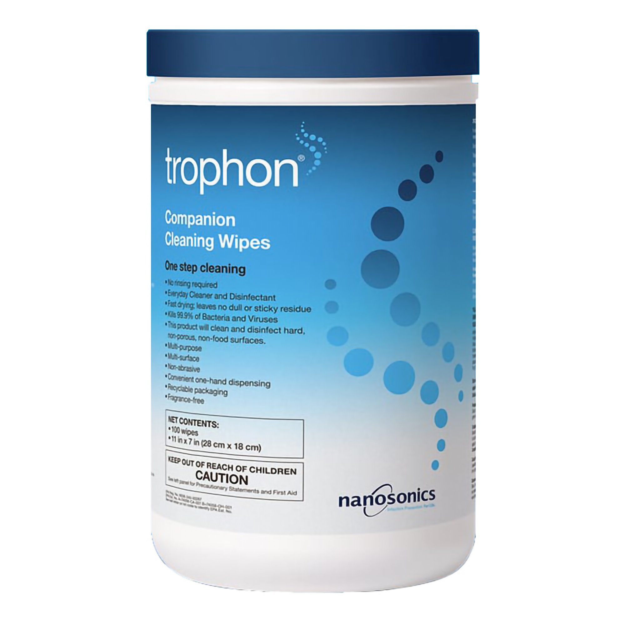 Cleaning Wipe trophon 100 Count For trophon2 Ultrasound Probe MK 1215612