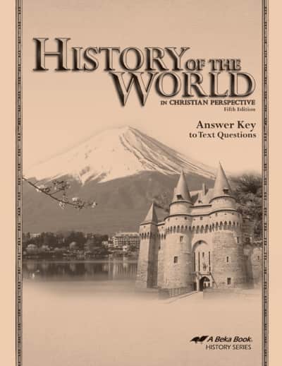 Abeka History of the World in Christian Perspective Answer Key