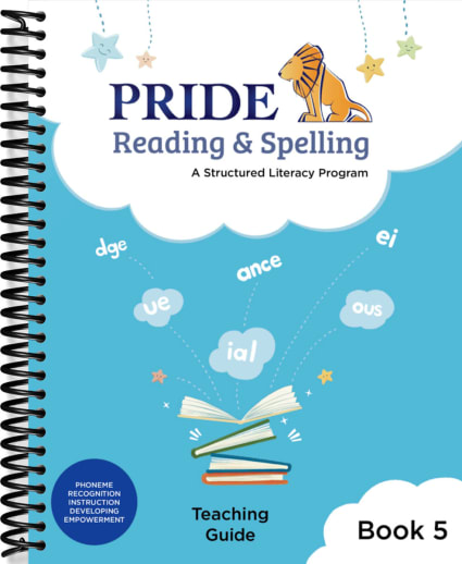 PRIDE Reading & Spelling Program Blue Book 5 Teaching Guide (3rd Edition)