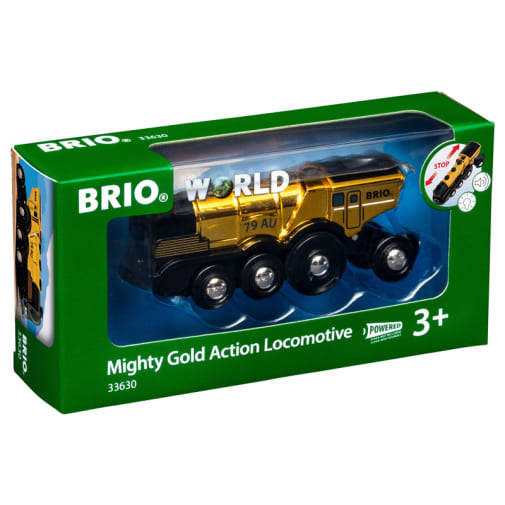 BRIO Mighty Golden Action Locomotive