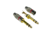 1/4 inch Stereo Male Metal Gold Plated Plug