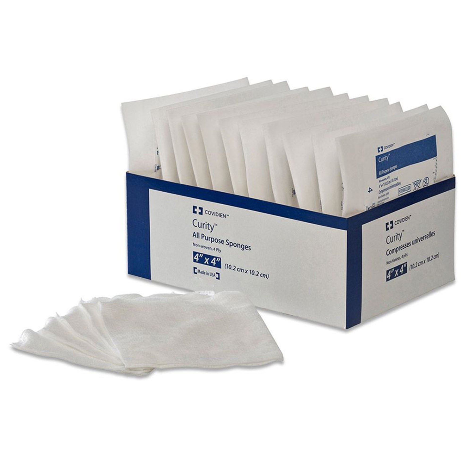Curity Sterile Nonwoven Sponge, 4 x 4 Inch, 4-Ply MK 401591