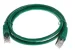 Cat6 Shielded Ethernet Patch Cable, Half-moon Boot, 4 ft, Green