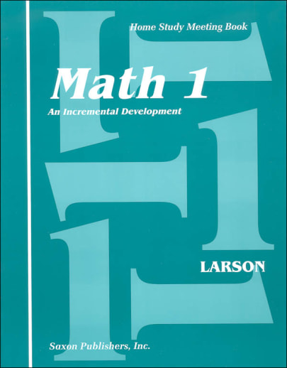 Saxon Math 1 Meeting Book