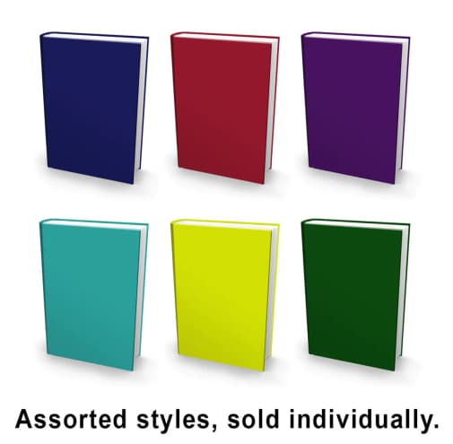 Book Sox Stretchable Fabric Book Cover - Jumbo Ultra Solid Assorted Color