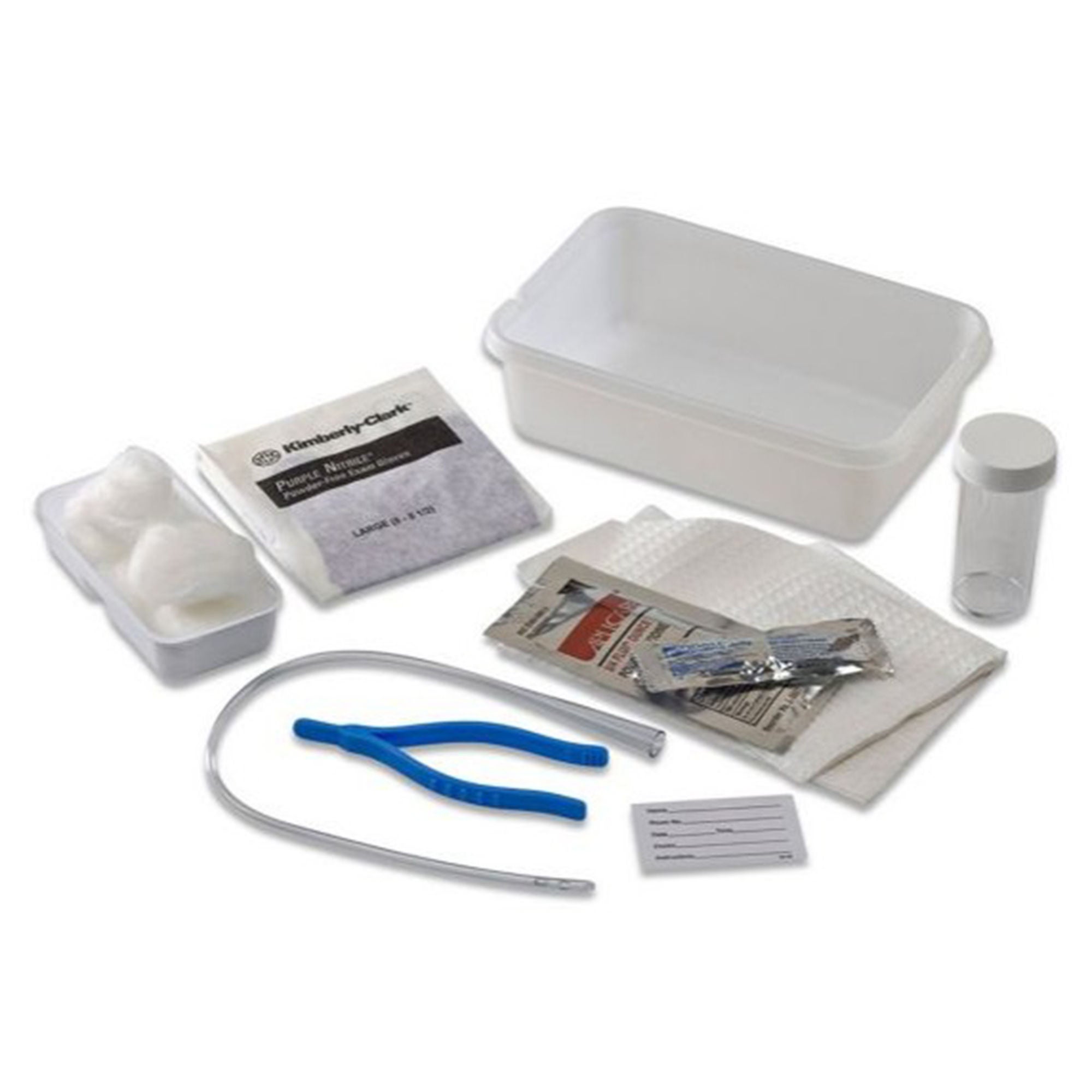 Curity Intermittent Catheter Tray, Red Rubber, Open MK 10253
