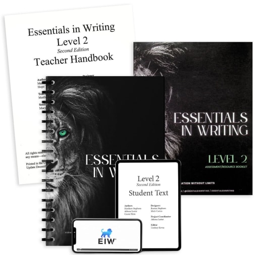 Essentials in Writing Level 2 Bundle with Assessment (Online Video Access, Textbook, Teacher Handbook and Assessment) 2nd Edition