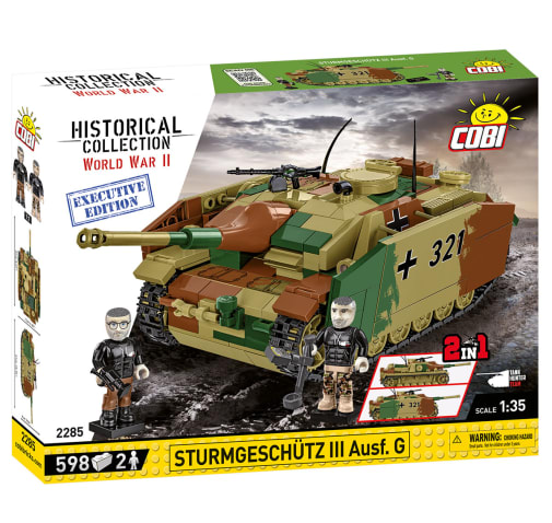 COBI Sturmgeschutz III Ausf. G German Tank Destroyer Executive Edition - 598 pieces (World War II Historical Collection)