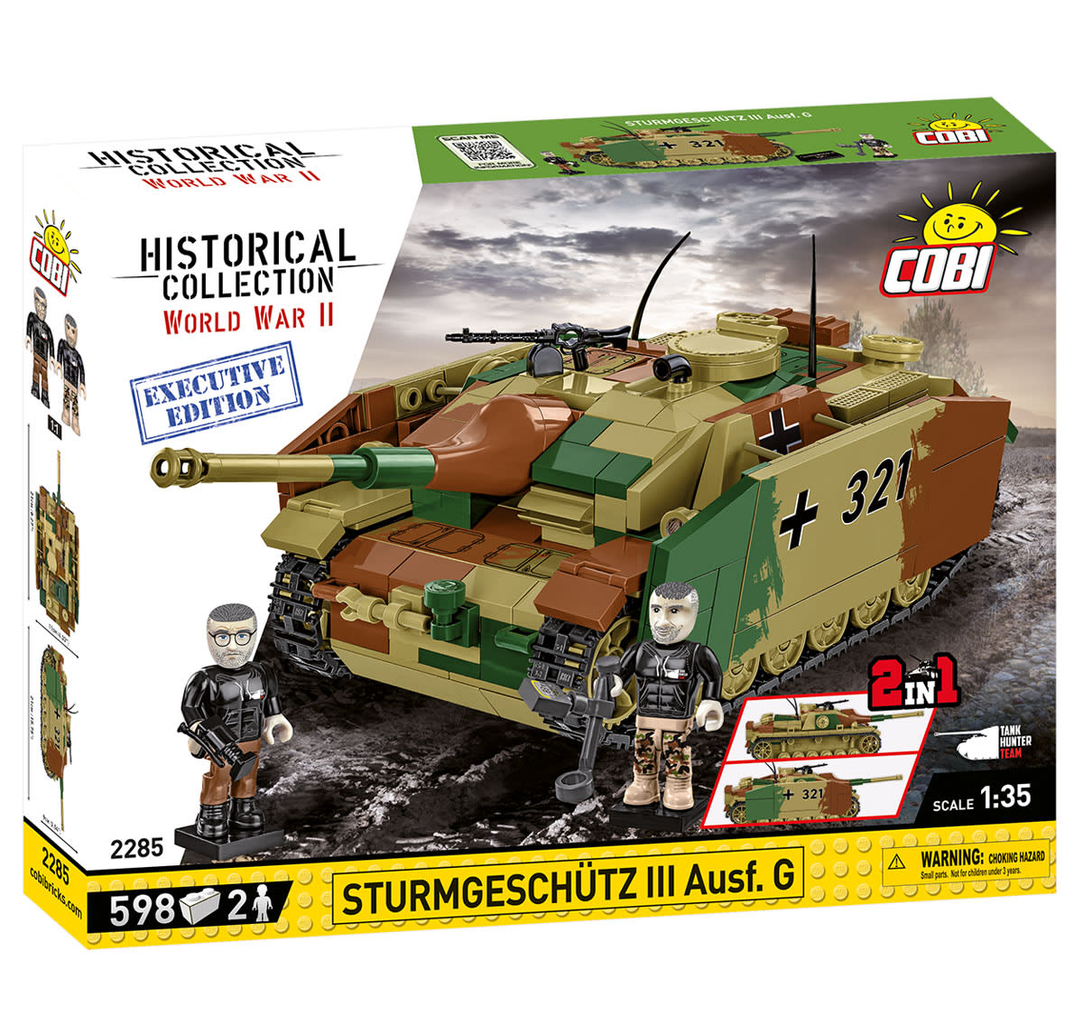 専用Bigg E – Testimony COBI Sturmgeschutz III Ausf. G German Tank Destroyer Executive