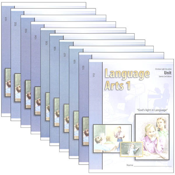 Language Arts LightUnit 101-110 Set Sunrise 2nd Edition