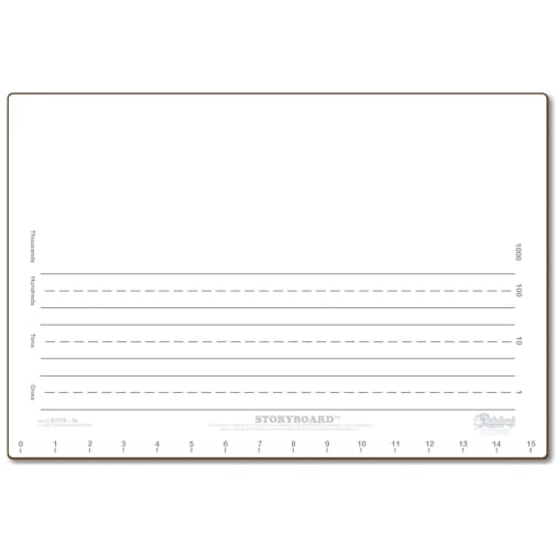 Storyboard Dry Erase board 11 x 16 (Gray-Lined)