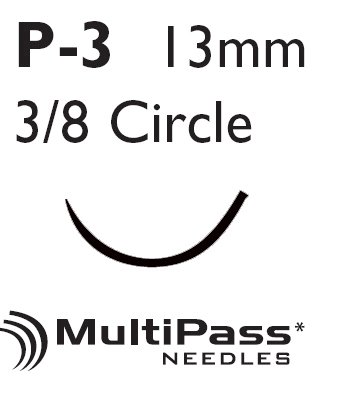 Coated Vicryl Suture with Needle MK 115240