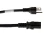 AC Power Cord, 5-15P to C13, 14 AWG, 1ft, Black