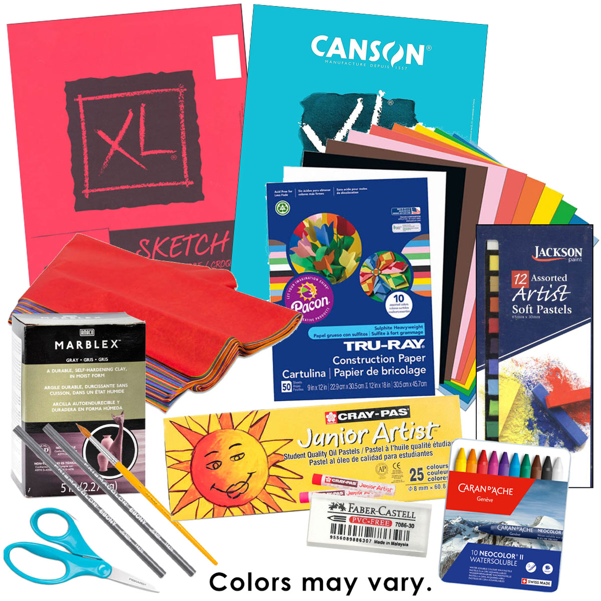 Artistic Pursuits Grades K-3 Book 1 (3rd Edition) Art Supply Bundle