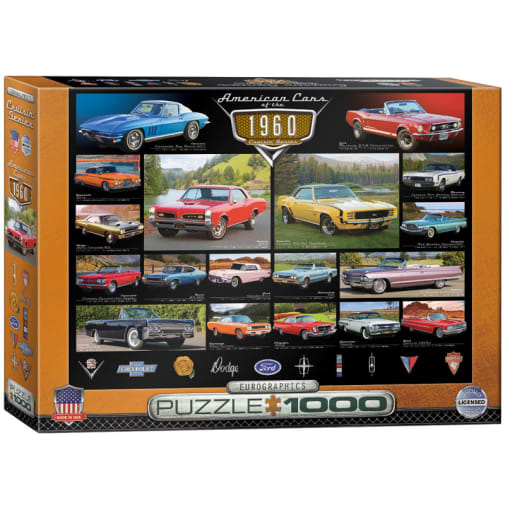 Eurographics American Cars of the 1960s 1000-piece Jigsaw Puzzle