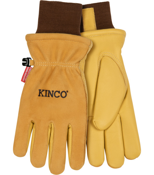 Kids' Lined Grain & Suede Leather Driver with Omni-Cuff&trade;