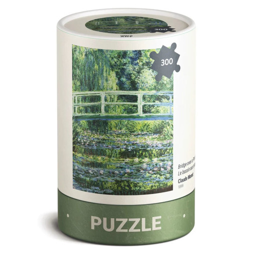 Bridge Over a Pond of Water Lilies Puzzle (300 Pieces)