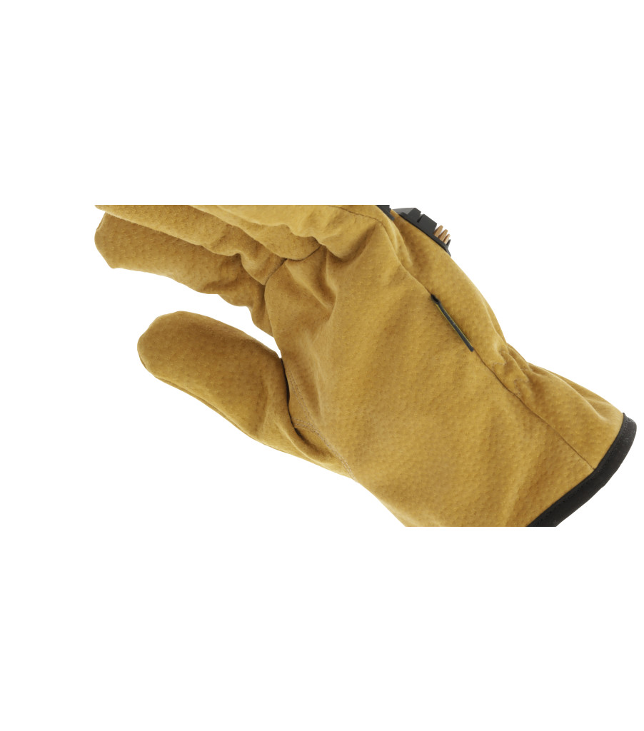 Cowhide Leather Work Gloves with Impact Protection, X-Large