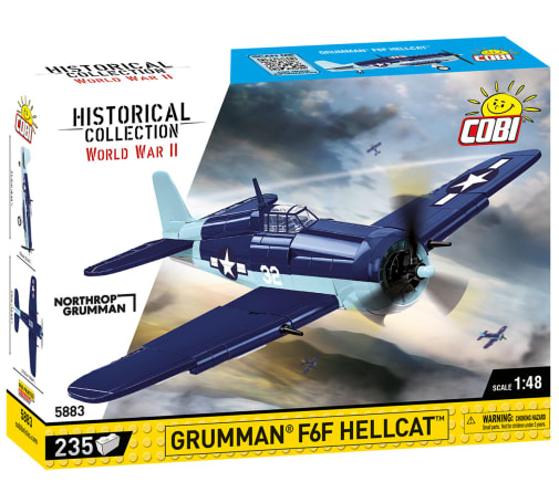 COBI Grumman F6F Hellcat Fighter- 235 pieces (World War II Historical Collection)