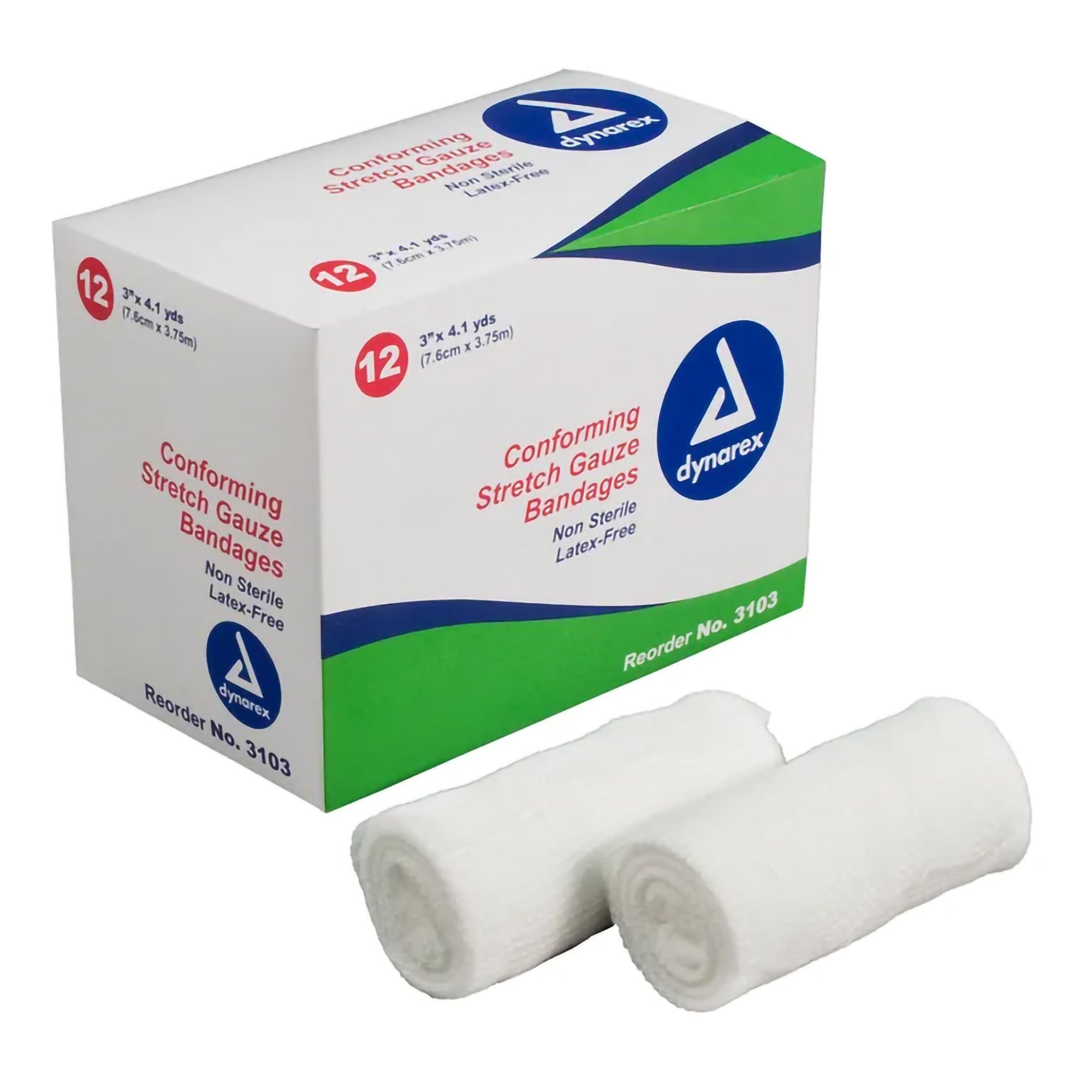 dynarex Conforming Bandage, 3 Inch x 4-1/10 Yard MK 691353